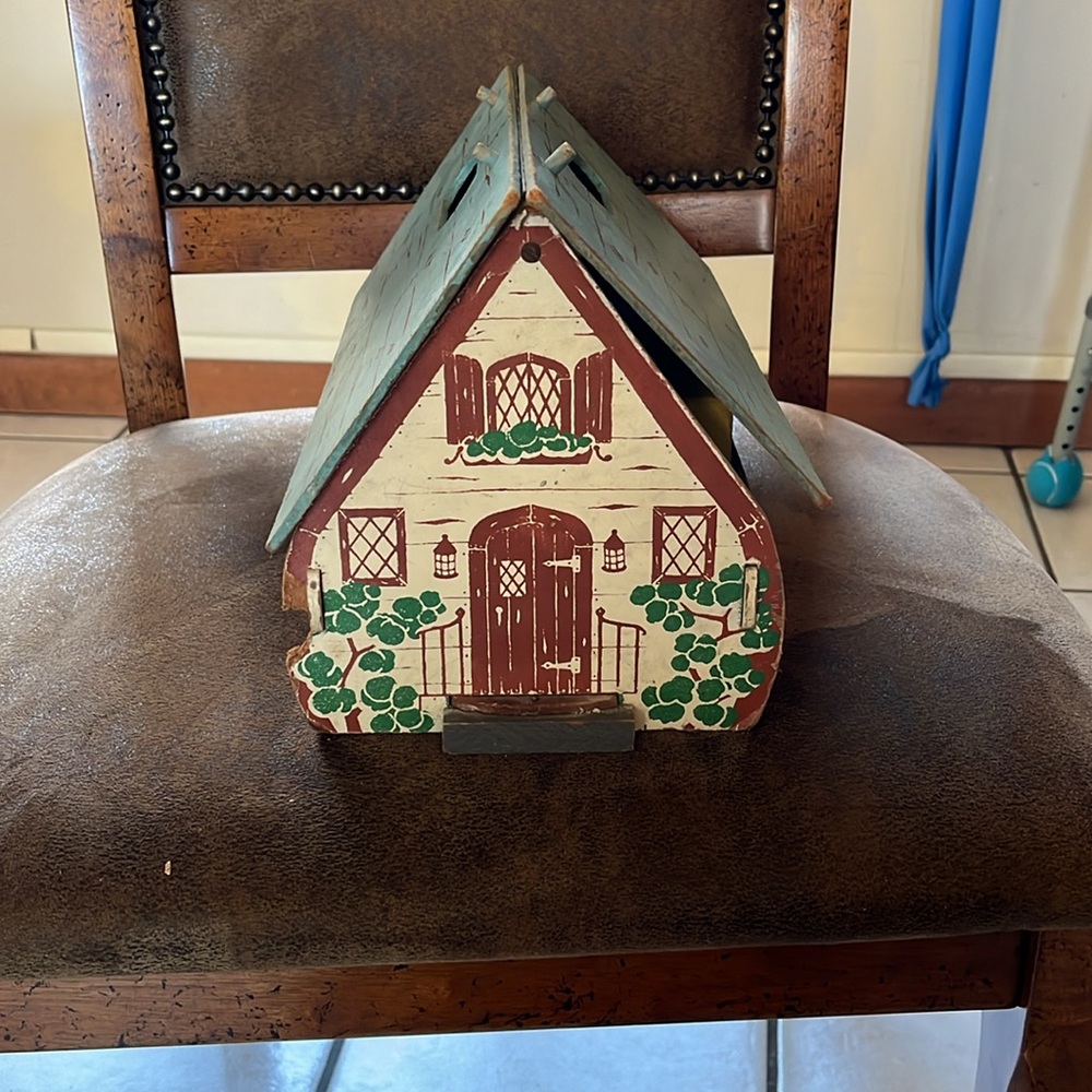 Vintage House with blocks